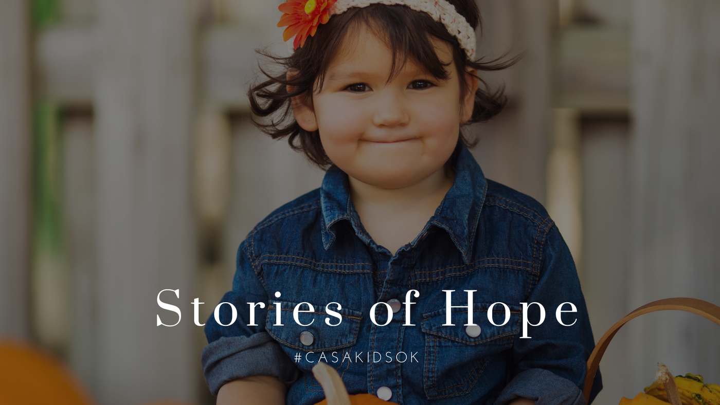 Stories of Hope. Girl. Close up. 